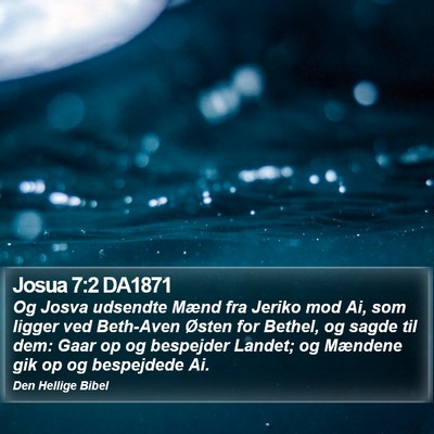 Josua 7:2 DA1871 Bible Verse Image
