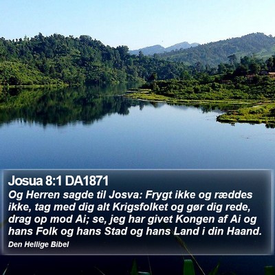 Josua 8:1 DA1871 Bible Verse Image