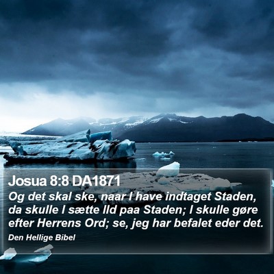 Josua 8:8 DA1871 Bible Verse Image