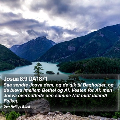Josua 8:9 DA1871 Bible Verse Image