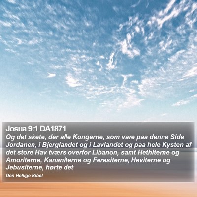 Josua 9:1 DA1871 Bible Verse Image