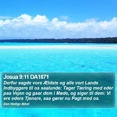 Josua 9:11 DA1871 Bible Verse Image