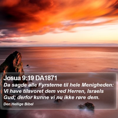 Josua 9:19 DA1871 Bible Verse Image
