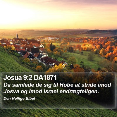 Josua 9:2 DA1871 Bible Verse Image