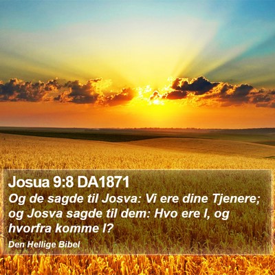 Josua 9:8 DA1871 Bible Verse Image