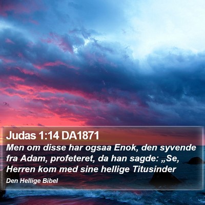 Judas 1:14 DA1871 Bible Verse Image