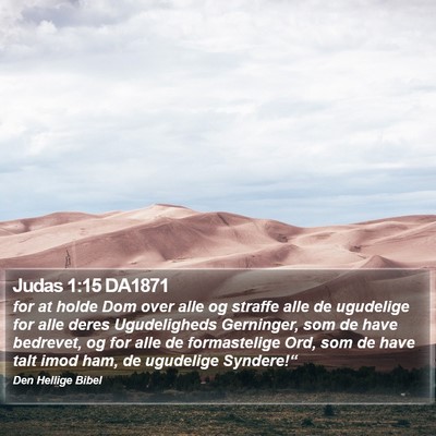Judas 1:15 DA1871 Bible Verse Image