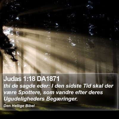 Judas 1:18 DA1871 Bible Verse Image