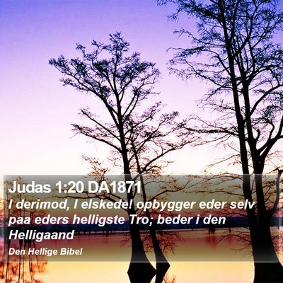 Judas 1:20 DA1871 Bible Verse Image