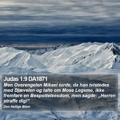 Judas 1:9 DA1871 Bible Verse Image