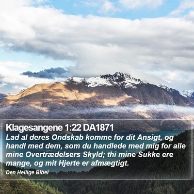 Klagesangene 1:22 DA1871 Bible Verse Image