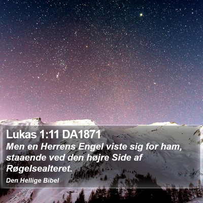 Lukas 1:11 DA1871 Bible Verse Image