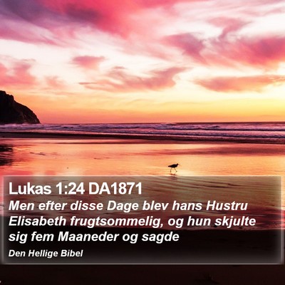 Lukas 1:24 DA1871 Bible Verse Image