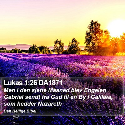Lukas 1:26 DA1871 Bible Verse Image