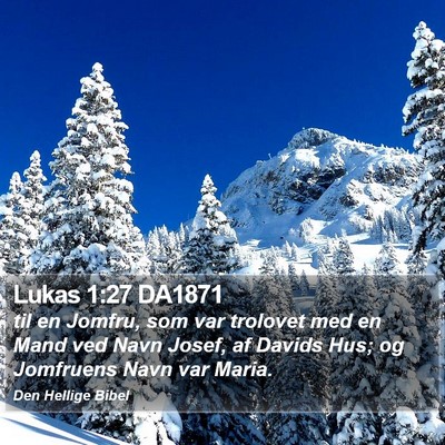 Lukas 1:27 DA1871 Bible Verse Image
