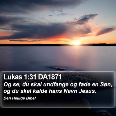 Lukas 1:31 DA1871 Bible Verse Image
