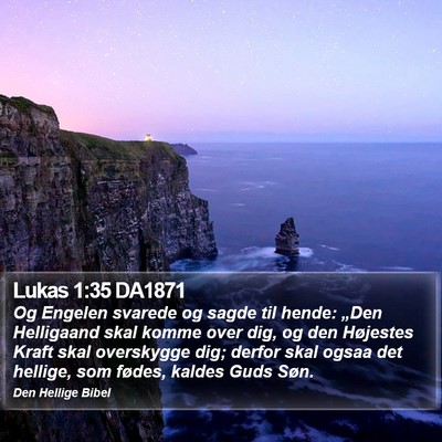 Lukas 1:35 DA1871 Bible Verse Image