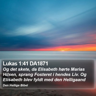 Lukas 1:41 DA1871 Bible Verse Image