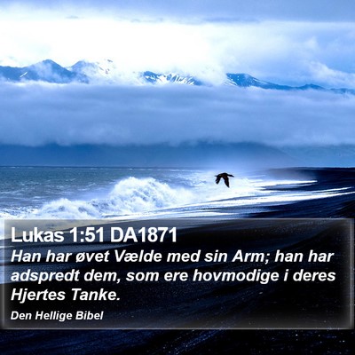 Lukas 1:51 DA1871 Bible Verse Image