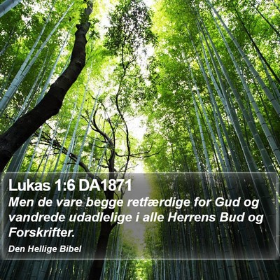 Lukas 1:6 DA1871 Bible Verse Image