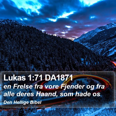 Lukas 1:71 DA1871 Bible Verse Image
