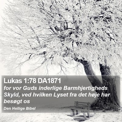 Lukas 1:78 DA1871 Bible Verse Image