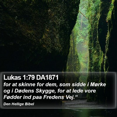 Lukas 1:79 DA1871 Bible Verse Image