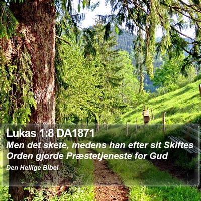 Lukas 1:8 DA1871 Bible Verse Image
