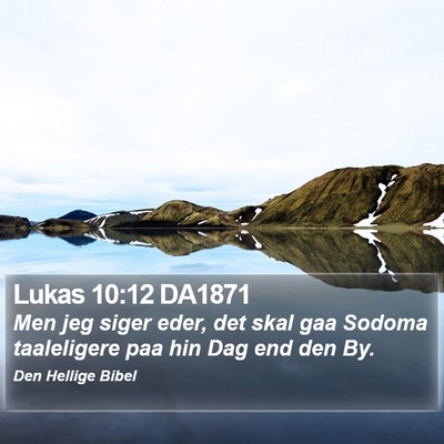 Lukas 10:12 DA1871 Bible Verse Image