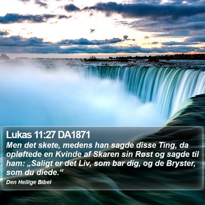 Lukas 11:27 DA1871 Bible Verse Image