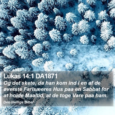 Lukas 14:1 DA1871 Bible Verse Image