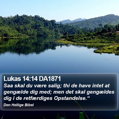 Lukas 14:14 DA1871 Bible Verse Image