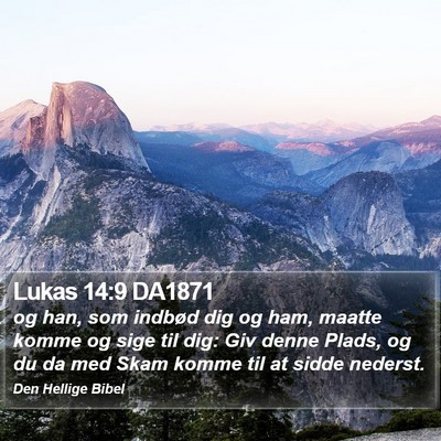Lukas 14:9 DA1871 Bible Verse Image