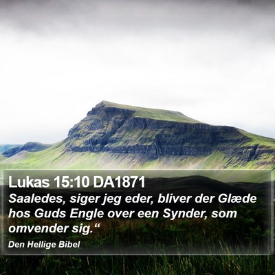 Lukas 15:10 DA1871 Bible Verse Image