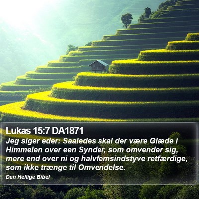 Lukas 15:7 DA1871 Bible Verse Image