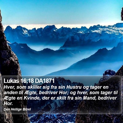 Lukas 16:18 DA1871 Bible Verse Image