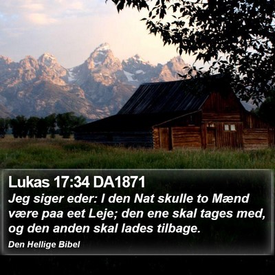 Lukas 17:34 DA1871 Bible Verse Image