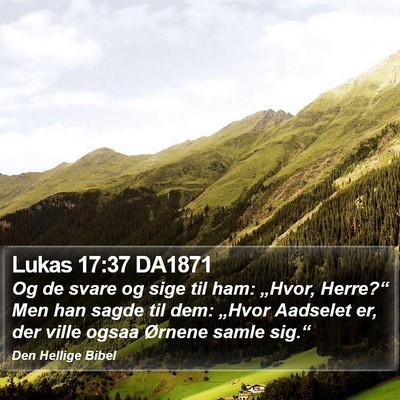 Lukas 17:37 DA1871 Bible Verse Image
