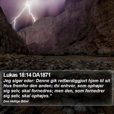 Lukas 18:14 DA1871 Bible Verse Image