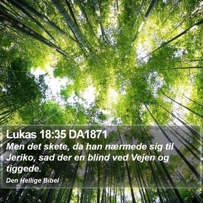Lukas 18:35 DA1871 Bible Verse Image