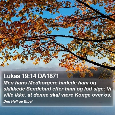 Lukas 19:14 DA1871 Bible Verse Image