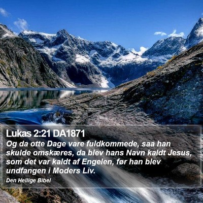 Lukas 2:21 DA1871 Bible Verse Image