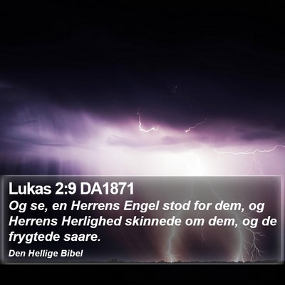 Lukas 2:9 DA1871 Bible Verse Image