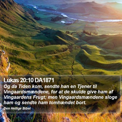 Lukas 20:10 DA1871 Bible Verse Image