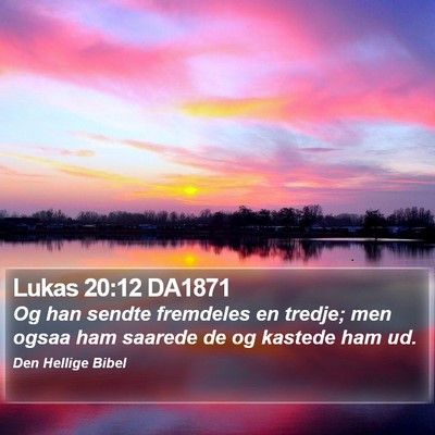 Lukas 20:12 DA1871 Bible Verse Image
