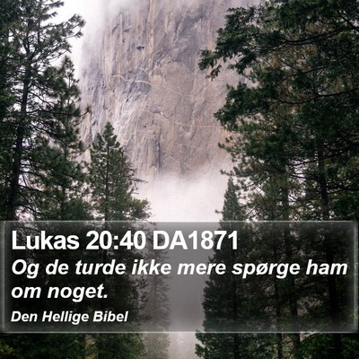Lukas 20:40 DA1871 Bible Verse Image