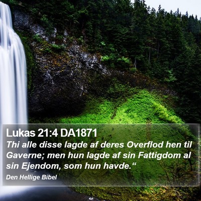 Lukas 21:4 DA1871 Bible Verse Image
