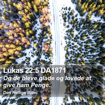 Lukas 22:5 DA1871 Bible Verse Image