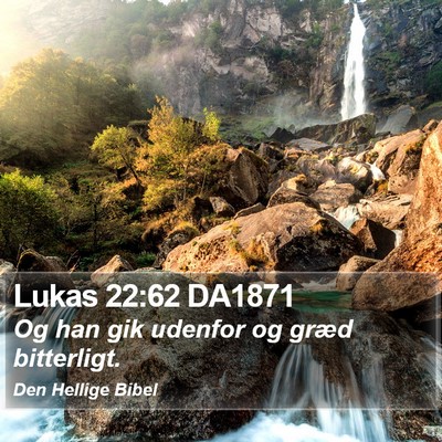 Lukas 22:62 DA1871 Bible Verse Image
