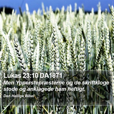 Lukas 23:10 DA1871 Bible Verse Image